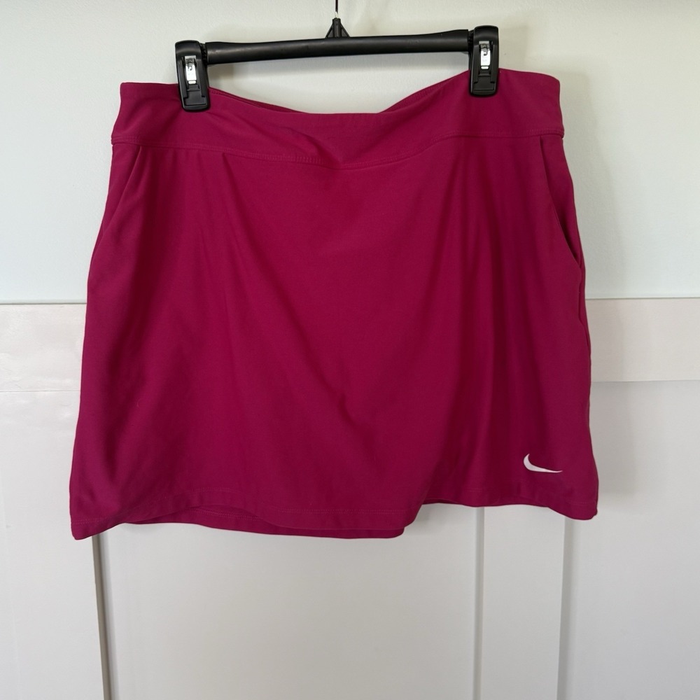 Nike Dri-fit Golf Skort XL Pink Magenta Tennis Pickleball Athleisure Activewear